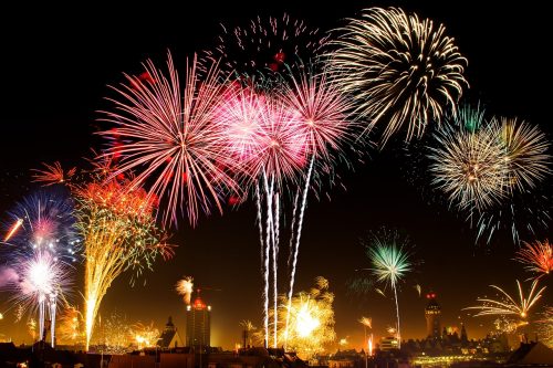 Fireworks image to represent the Firework Aromatherapy scent used in an immersive room to transport you to a fireworks display. Ideal for a sensory environment or immersive room